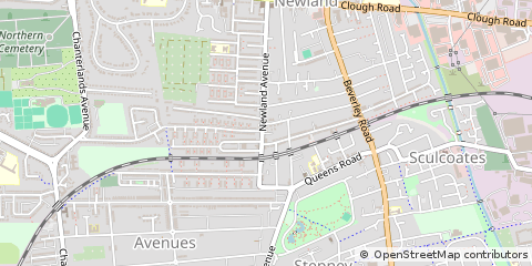 Map of Hull