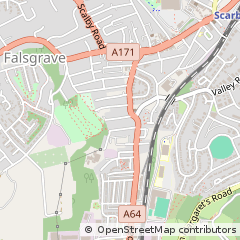 Map of Scarborough, North Yorkshire
