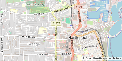 Map of Hartlepool