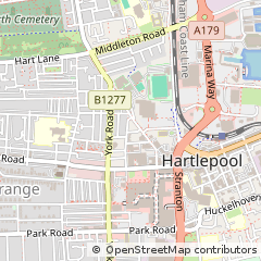 Map of Hartlepool