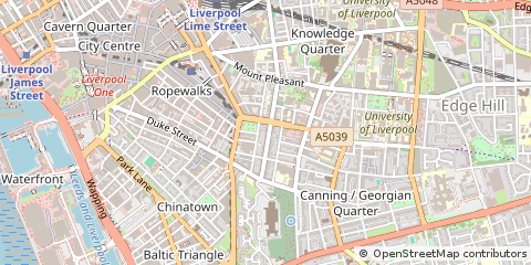 Map of Liverpool