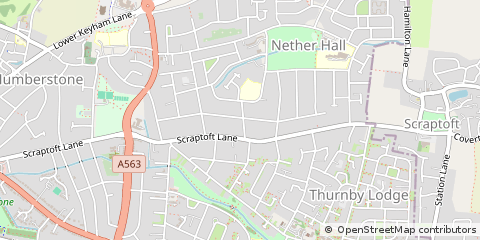 Map of Leicester