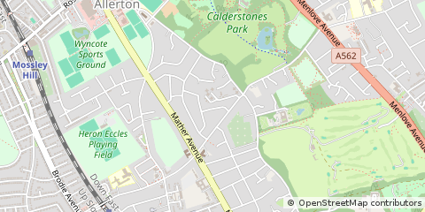 Map of Liverpool, Merseyside
