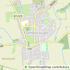 Map of Bridlington, East Yorkshire