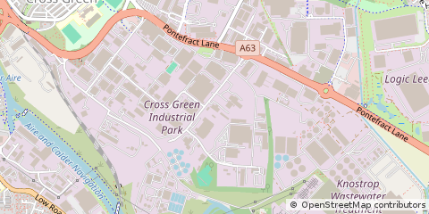 Map of Leeds, West Yorkshire