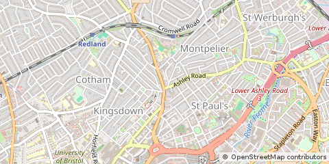 Map of Bristol