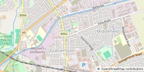Map of Falkirk
