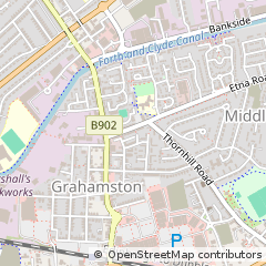Map of Falkirk