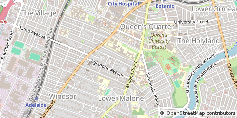 Map of Belfast