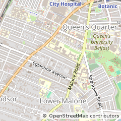 Map of Belfast