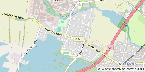 Map of Shepperton, Loundon