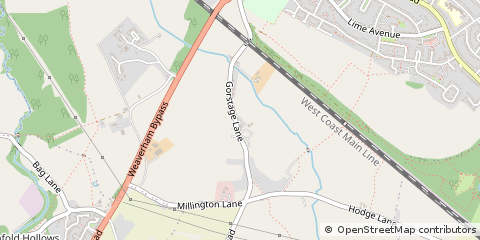 Map of Northwich, Cheshire