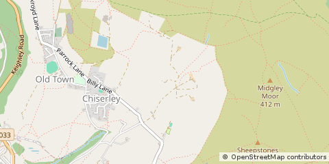 Map of Hebden Bridge, West Yorkshire