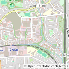 Map of Cardiff