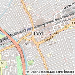 Map of Ilford