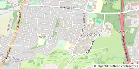 Map of Waterlooville