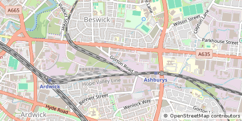 Map of Manchester