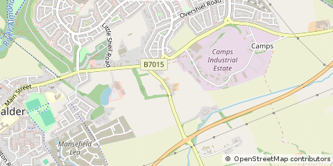 Map of West Lothian