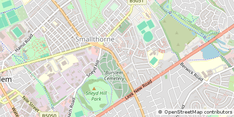 Map of Stoke-on-Trent