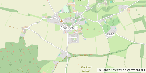 Map of Winchester, Hampshire