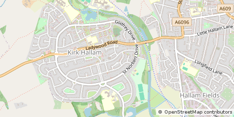 Map of Ilkeston, Derbyshire