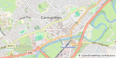 Map of Dyfed
