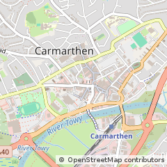 Map of Dyfed