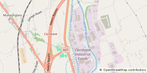 Map of Newry, Co Down