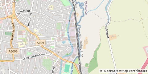 Map of Ilkeston, Derbyshire