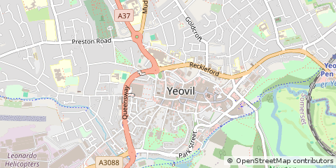 Map of Yeovil