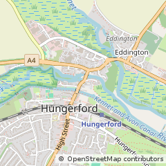 Map of Hungerford, Berkshire