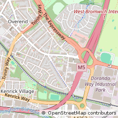 Map of West Bromwich