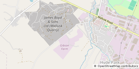 Map of Newtownabbey