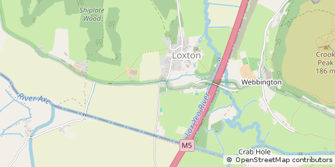 Map of Axbridge