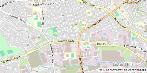 Map of Bradford