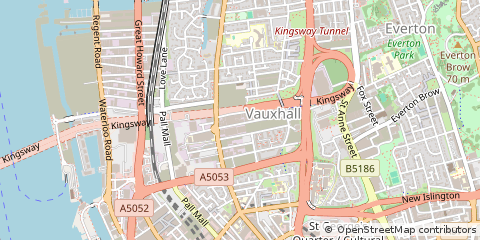 Map of Merseyside