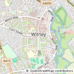 Map of Witney, Oxfordshire