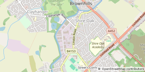 Map of Walsall
