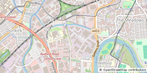 Map of Nottingham