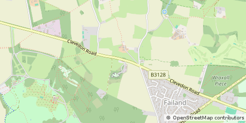 Map of Bristol, Somerset