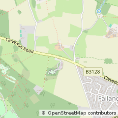 Map of Bristol, Somerset