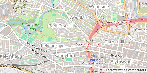 Map of Glasgow