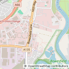 Map of Stockton-on-Tees