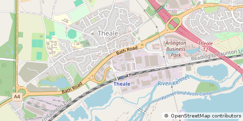 Map of Egham
