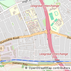 Map of Luton, Bedfordshire