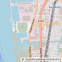 Map of Liverpool, Merseyside