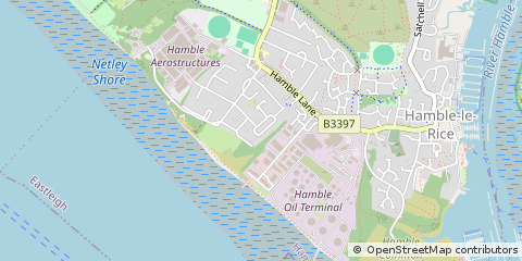 Map of Southampton, Hampshire