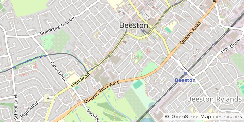 Map of Nottingham, Nottinghamshire