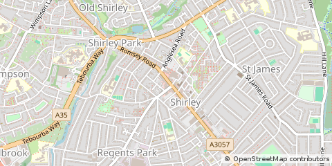 Map of Southampton