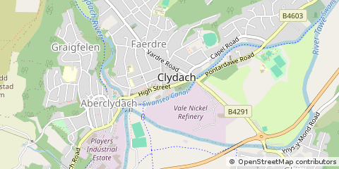 Map of Clydach